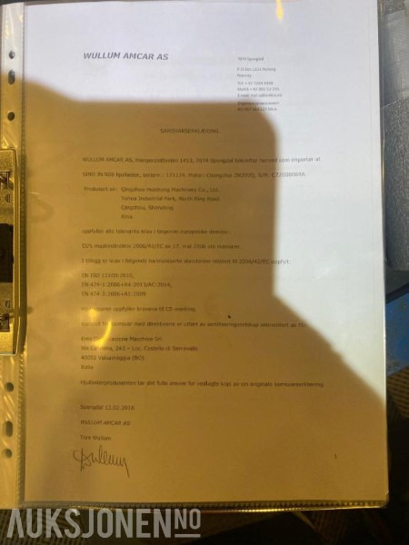 Wheel loader Sino 908 Hjullaster med skuffe og pallegaffler