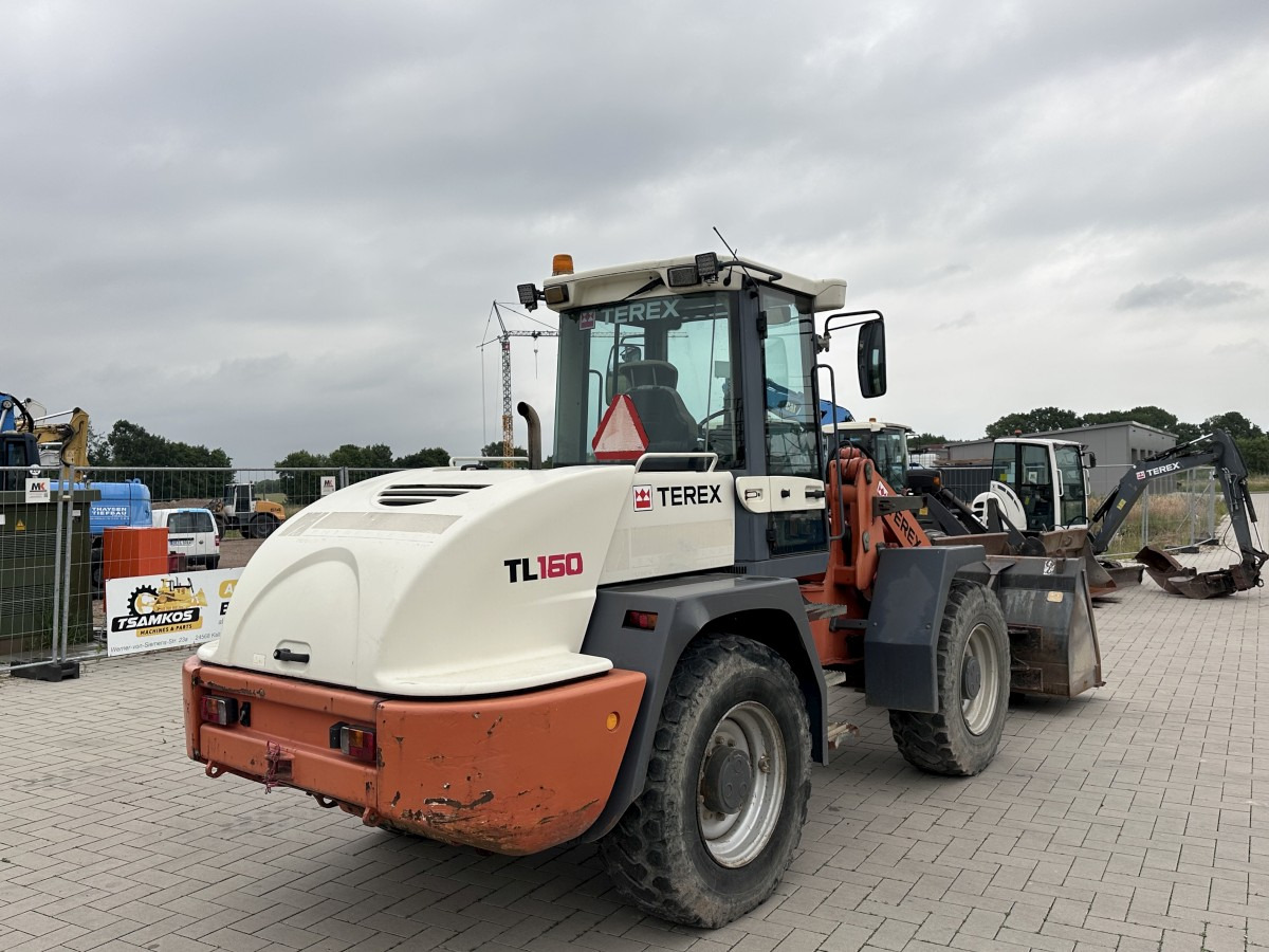 Wheel loader TEREX TL 160 Klima Schaufel + Palettengabel Top !