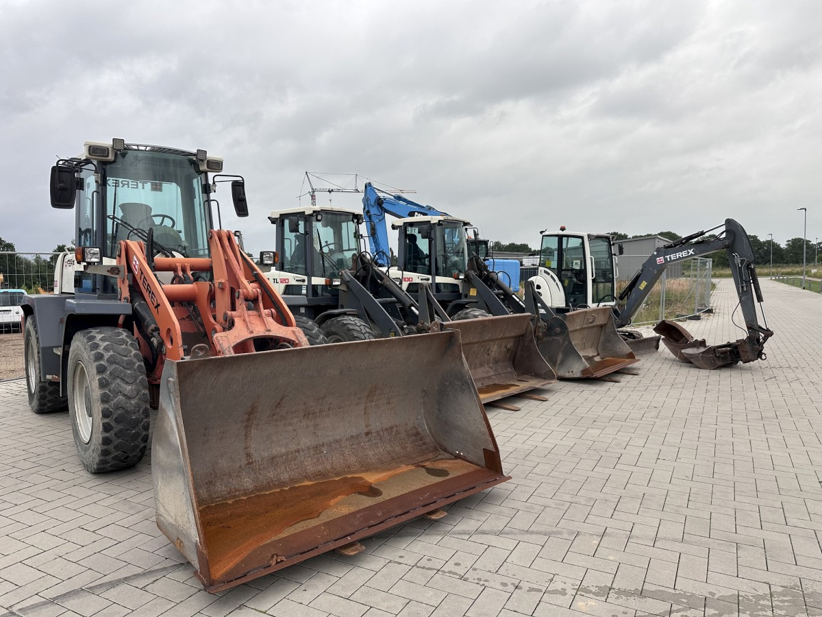 Wheel loader TEREX TL 160 Klima Schaufel + Palettengabel Top !