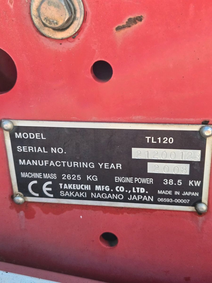 Wheel loader Takeuchi TL120