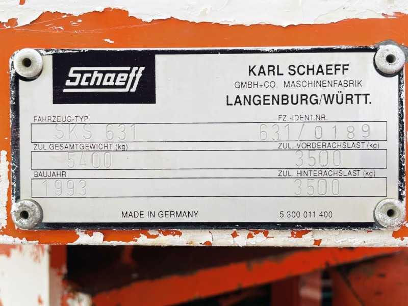 Wheel loader Terex-Schaeff SKS 631 (3509)