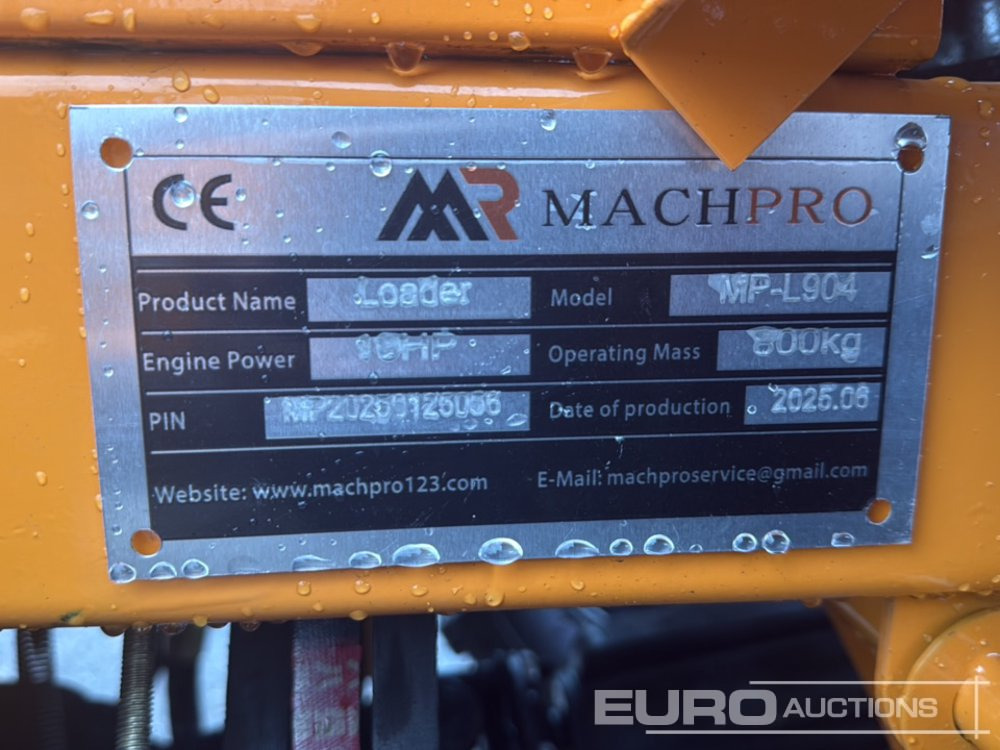 Wheel loader Unused 2025 Machpro MP-L904
