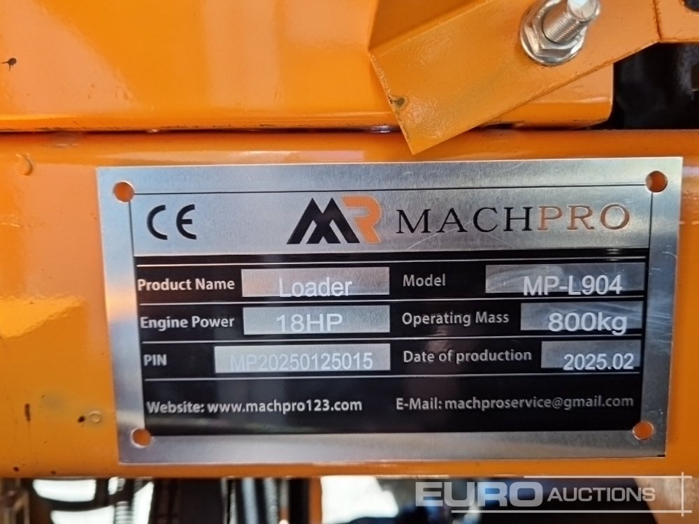 Wheel loader Unused 2025 Machpro MP-L904