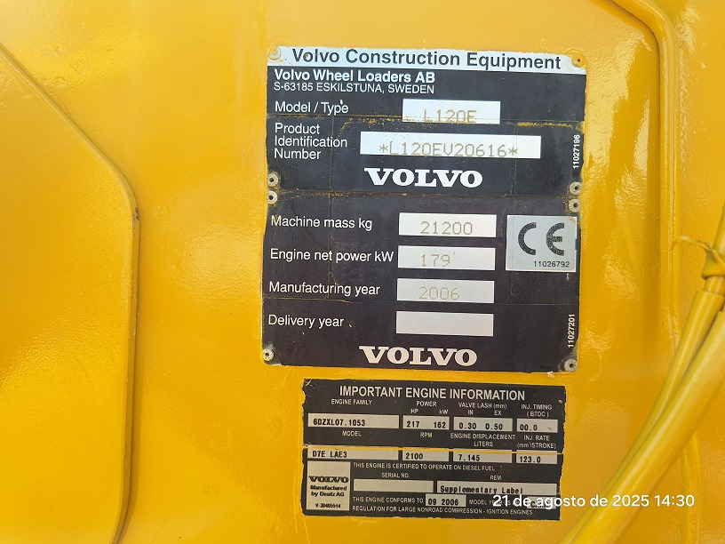 Wheel loader VOLVO L120E