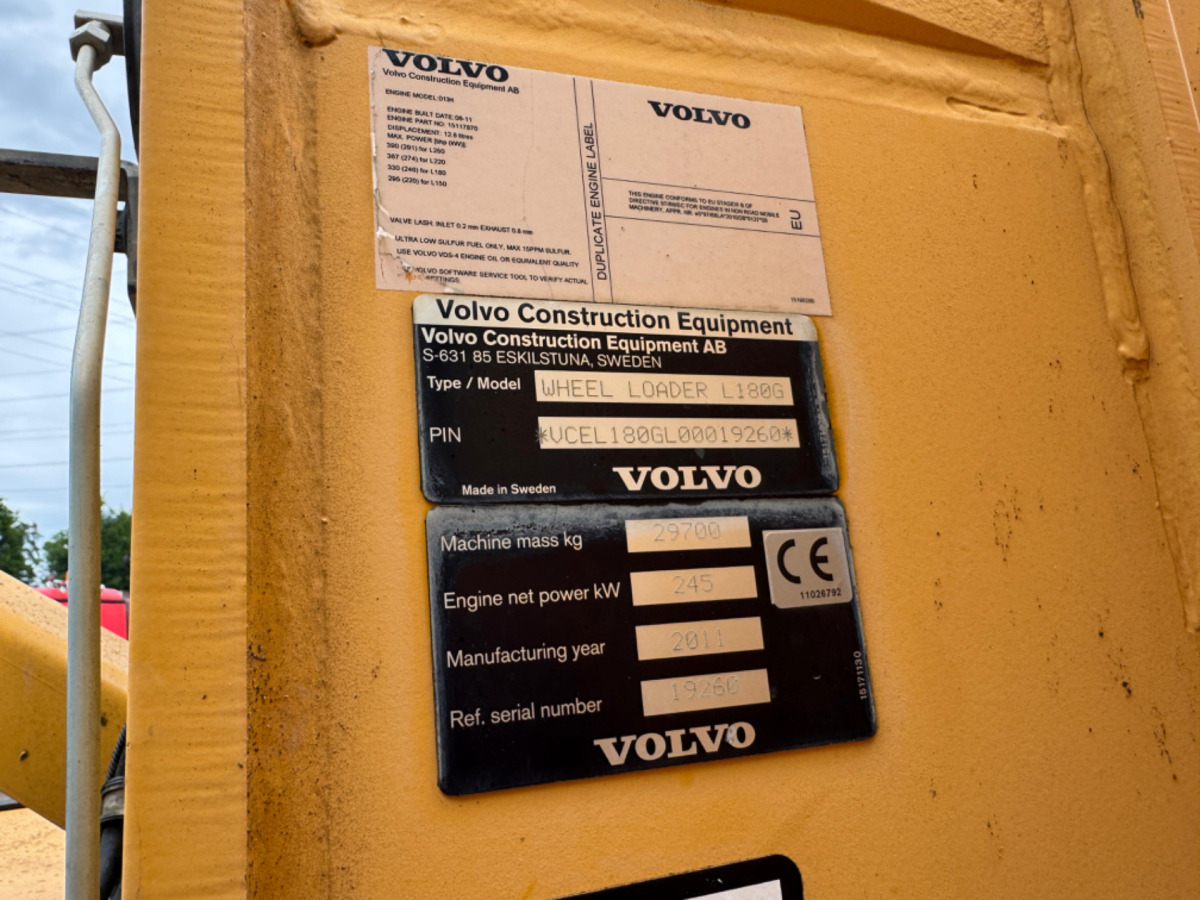 Wheel loader VOLVO L180G