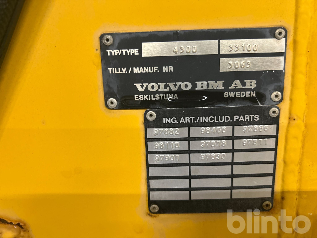 Wheel loader Volvo 4300