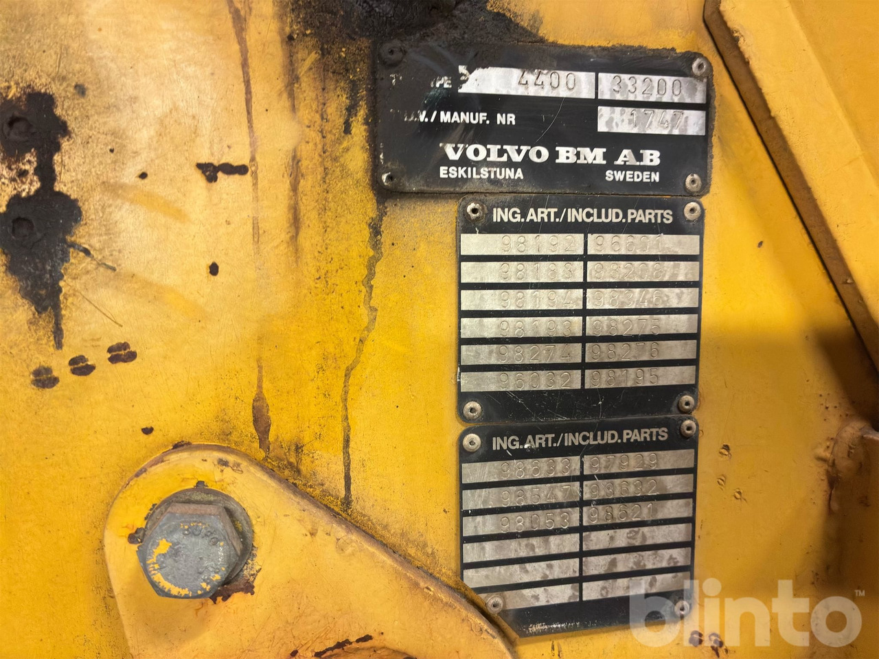 Wheel loader Volvo 4400