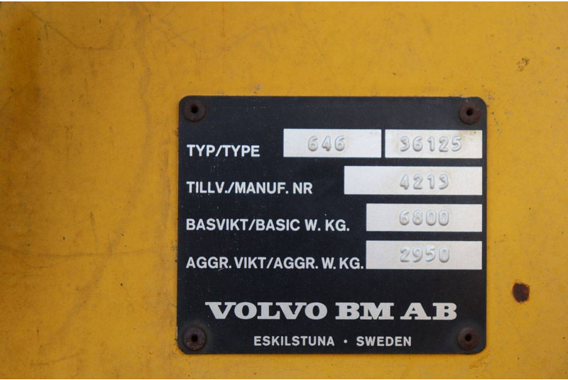 Wheel loader Volvo 646