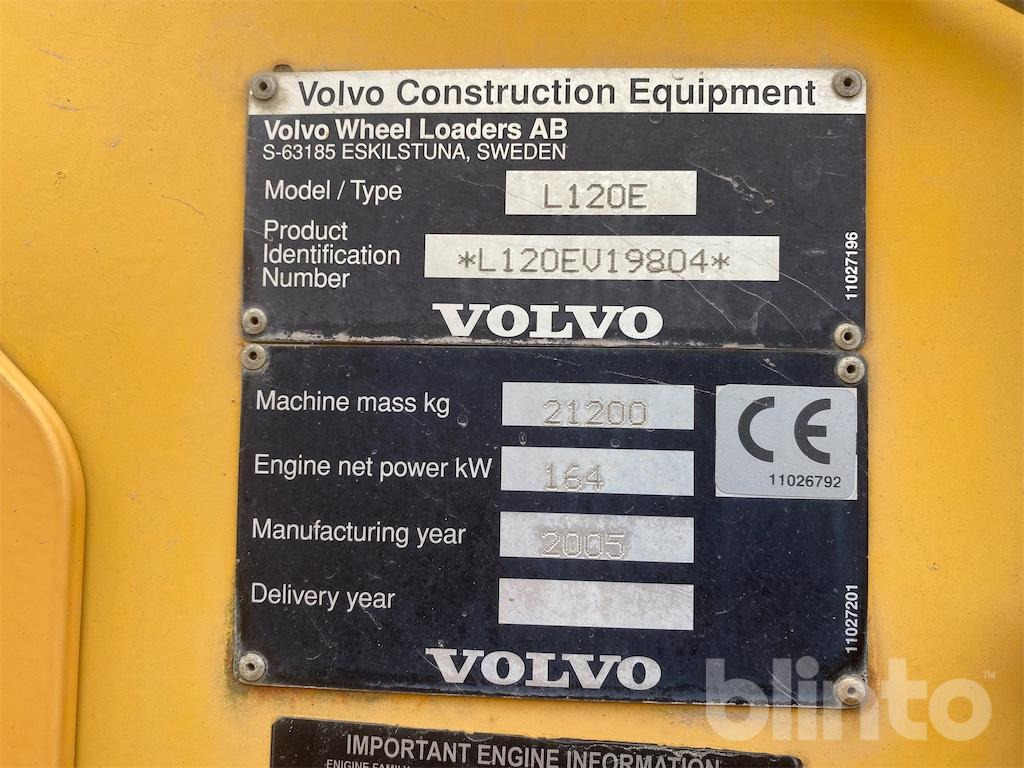 Wheel loader Volvo L120E