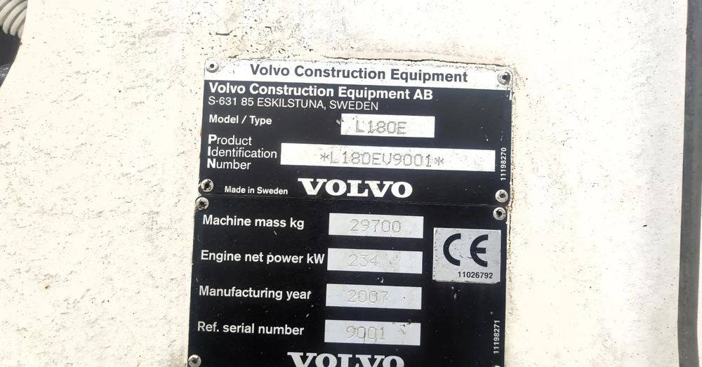 Wheel loader Volvo L180E