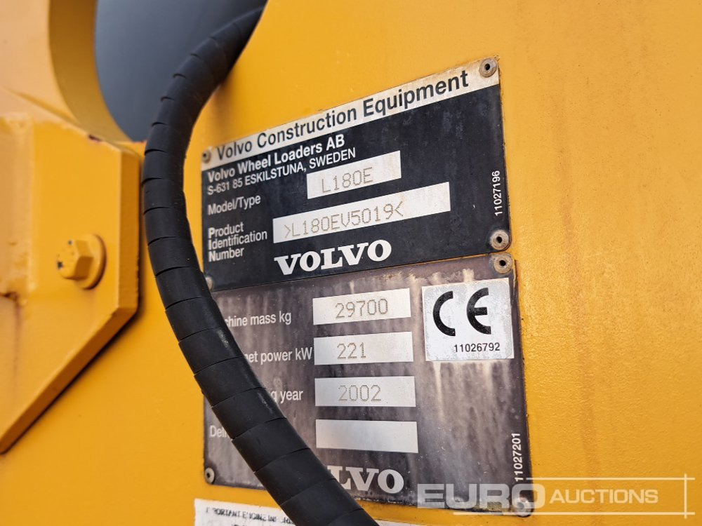 Wheel loader Volvo L180E