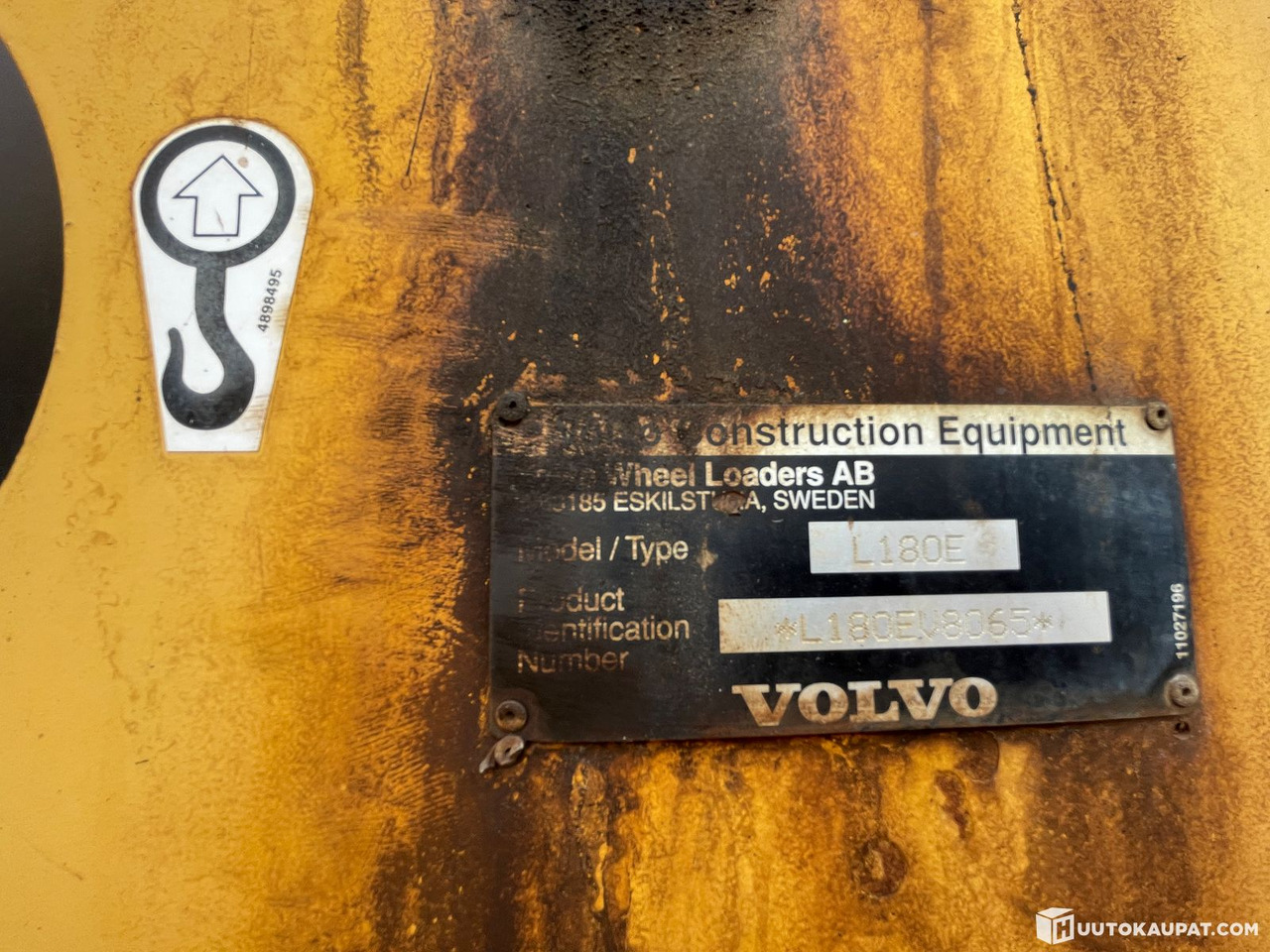 Wheel loader Volvo L180E, 2006 Wheel loader, Tampere