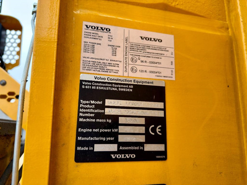 Wheel loader Volvo L220H