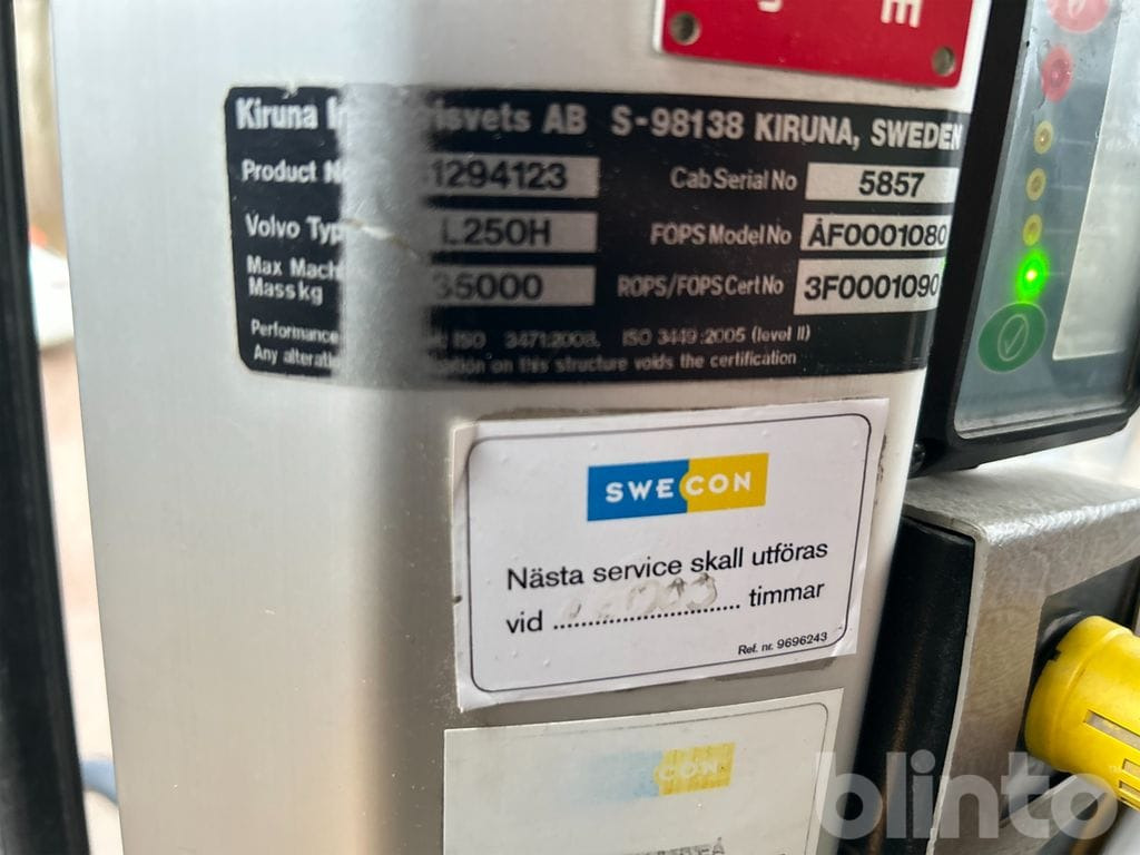 Wheel loader Volvo L250H