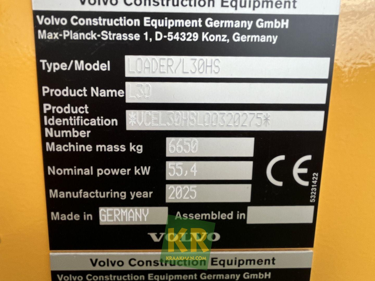 Wheel loader Volvo L30HS