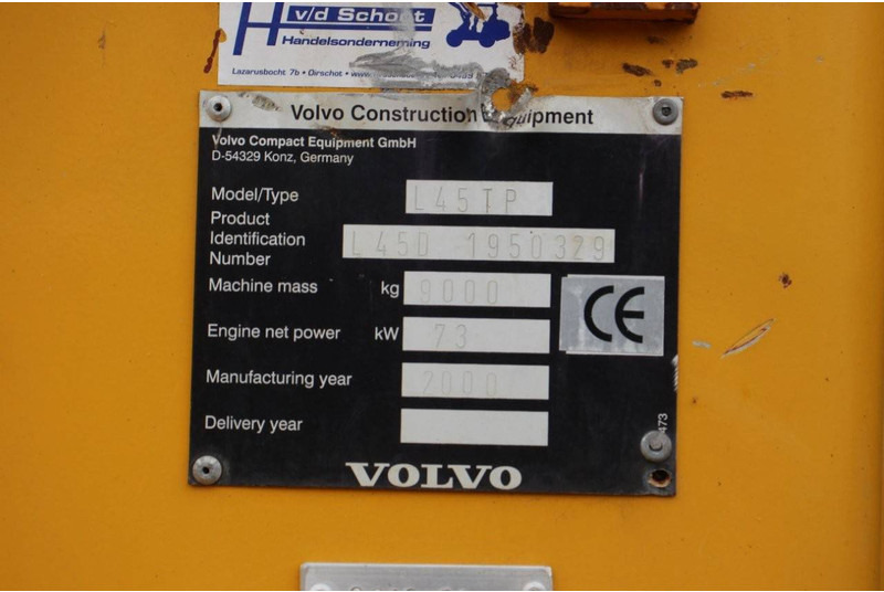 Wheel loader Volvo L45TP