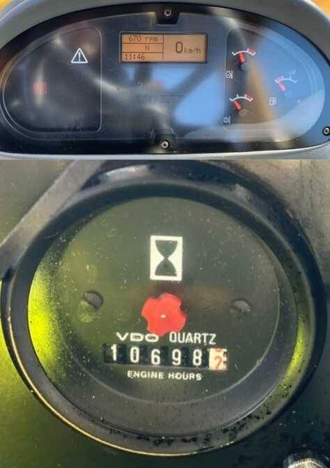 Wheel loader Volvo L90D Origine Française endommagée