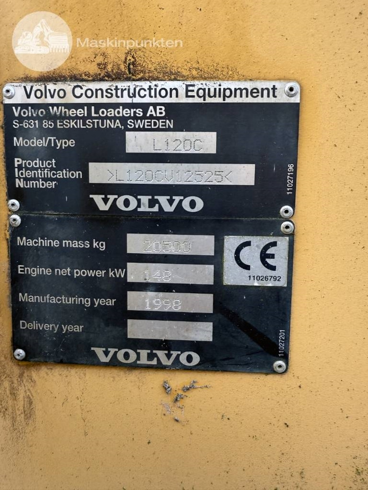 Wheel loader Volvo L 120 C