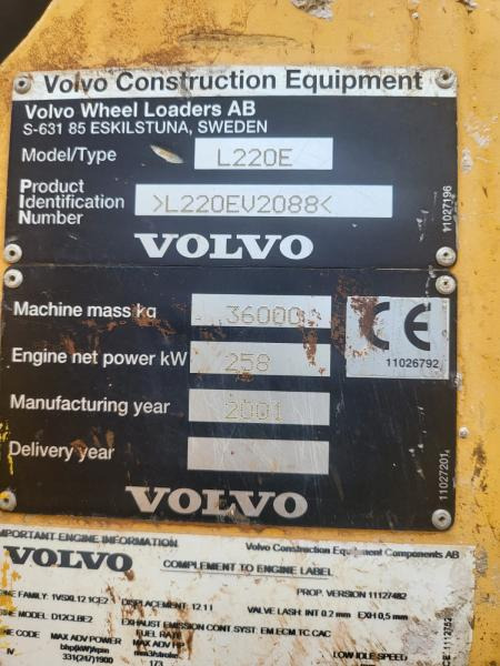 Wheel loader Volvo L 220 E