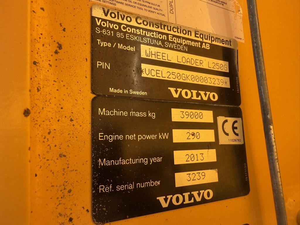 Wheel loader Volvo L 250 G (111749)
