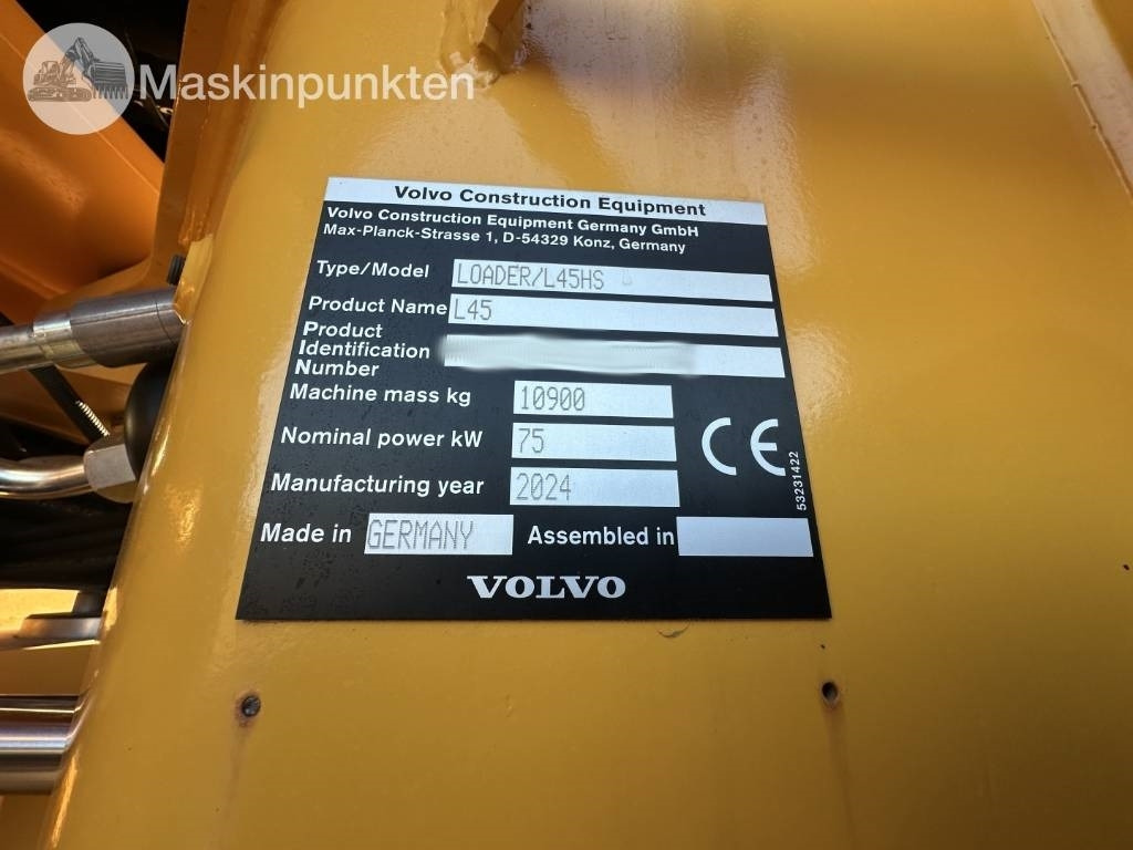Wheel loader Volvo L 45 H