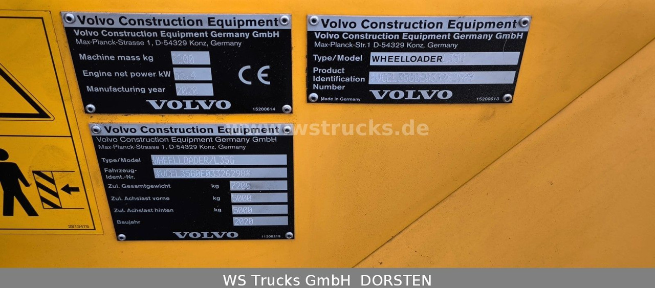 Wheel loader Volvo Radlader L 35 G