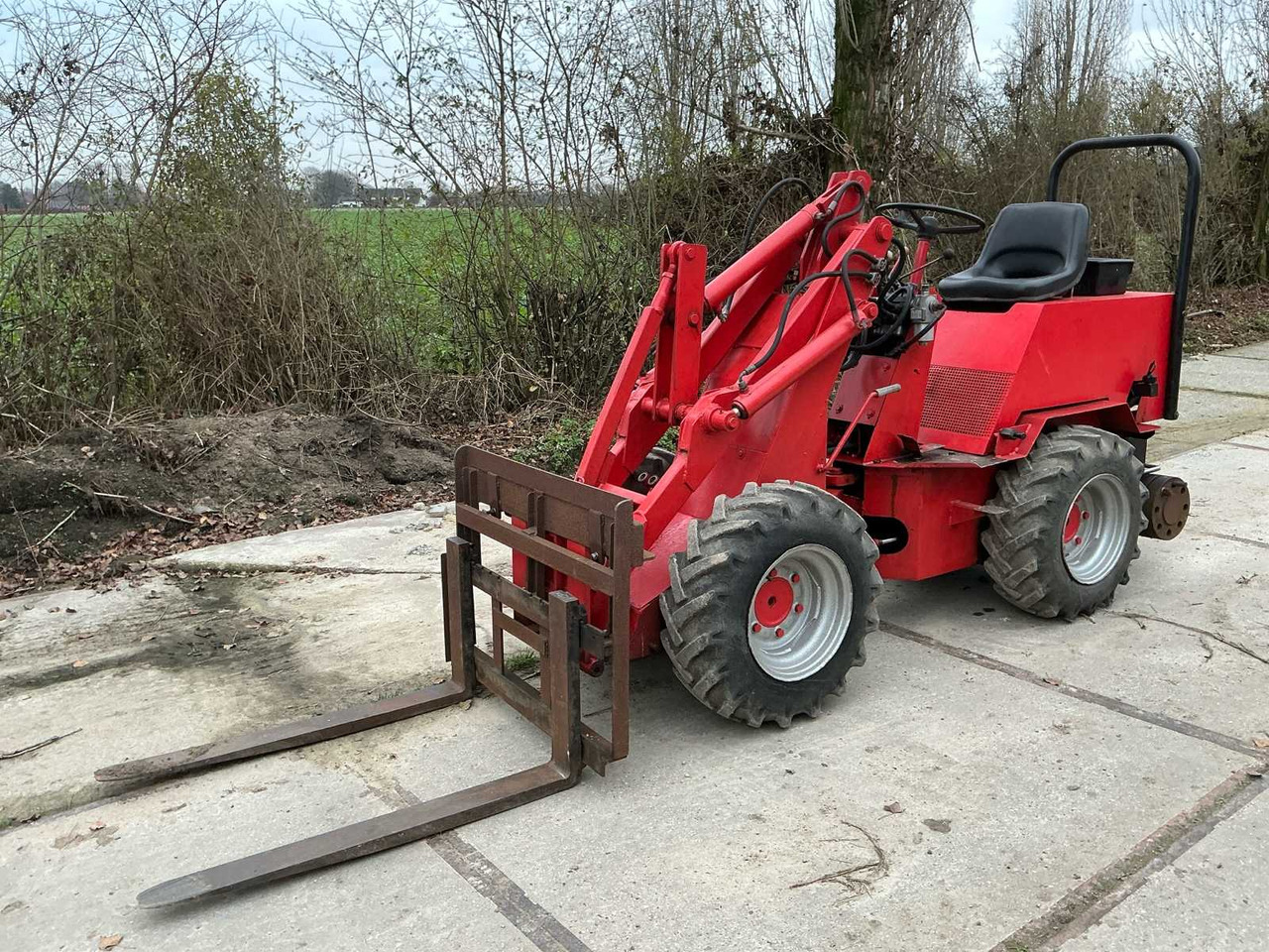 Wheel loader WEIDEMANN 917 SHOVEL - BUCKET - FORKS AND CLAMP