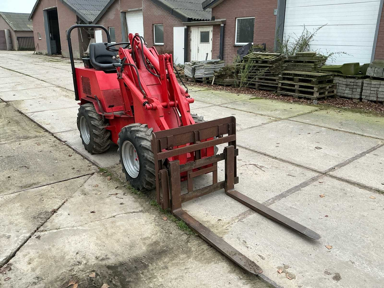 Wheel loader WEIDEMANN 917 SHOVEL - BUCKET - FORKS AND CLAMP