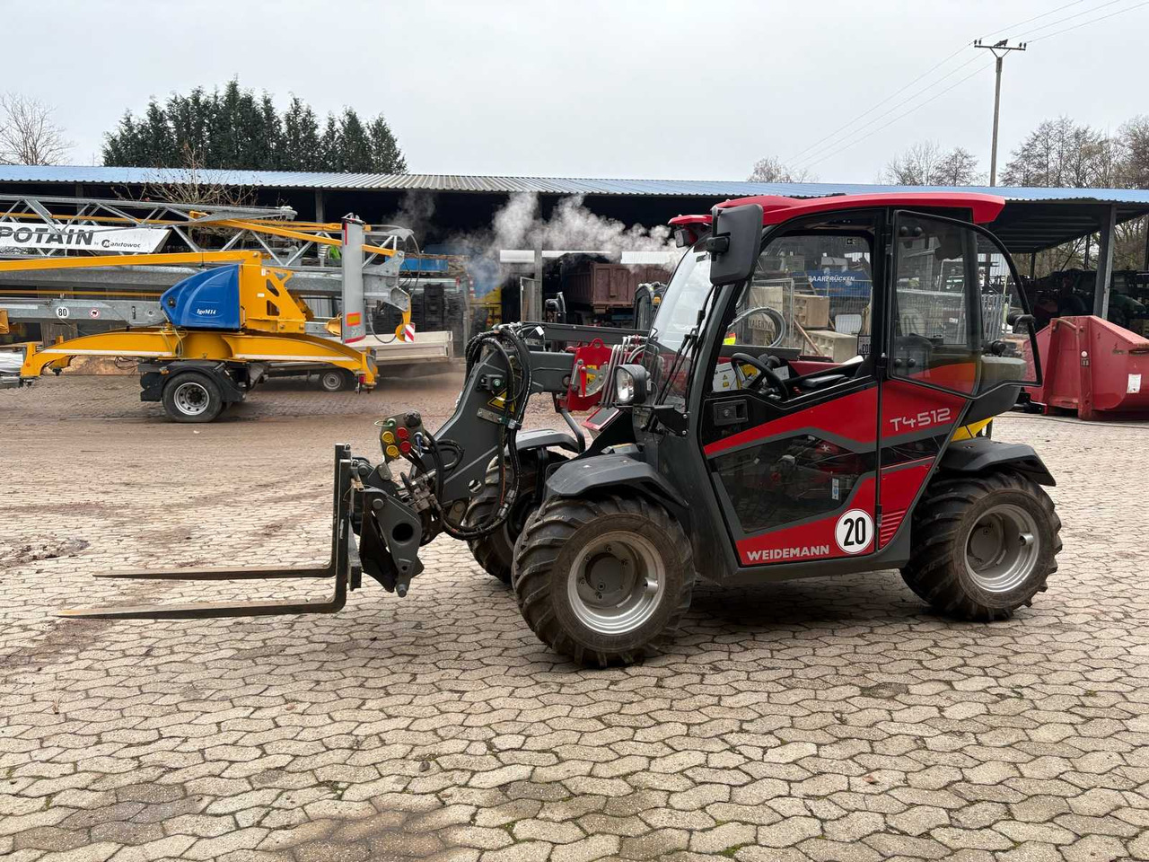 Wheel loader WEIDEMANN T4512 - FORKLIFT