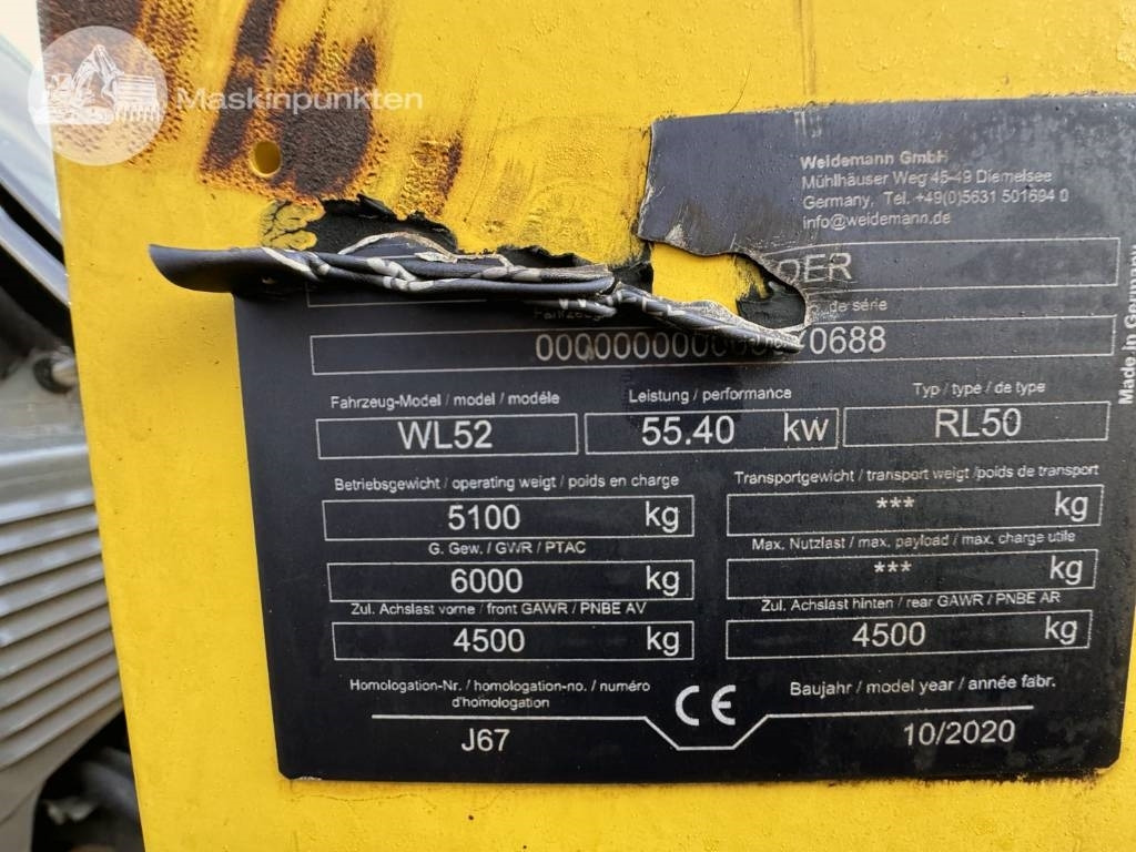 Wheel loader Wacker Neuson WL 52