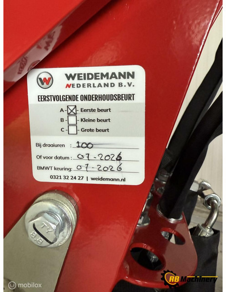 Wheel loader Weidemann 1160 Special (nieuw met volledige garantie)