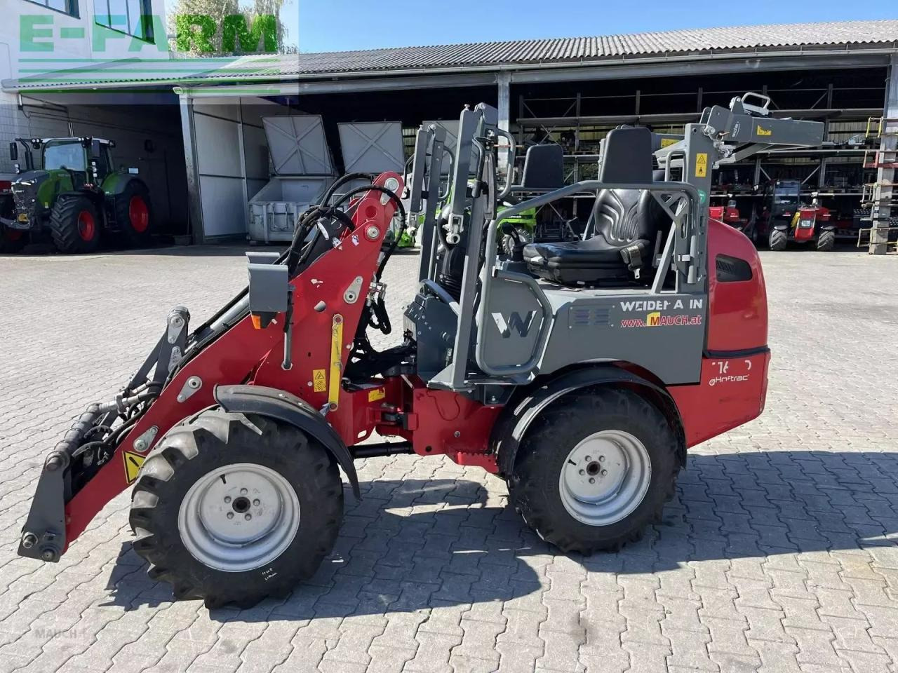 Wheel loader Weidemann 1160e mit 1400h, hohe hubhöhe