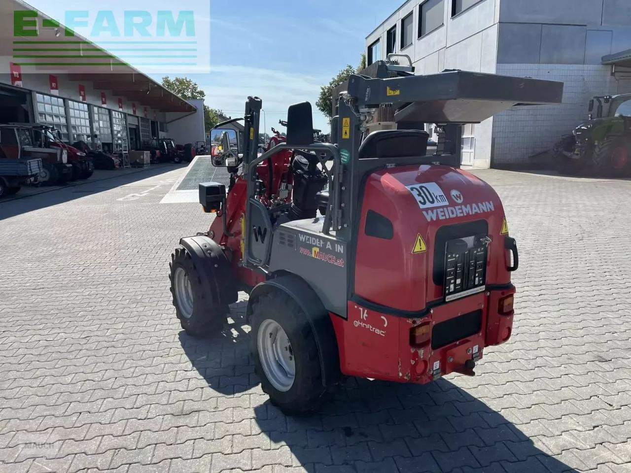 Wheel loader Weidemann 1160e mit 1400h, hohe hubhöhe