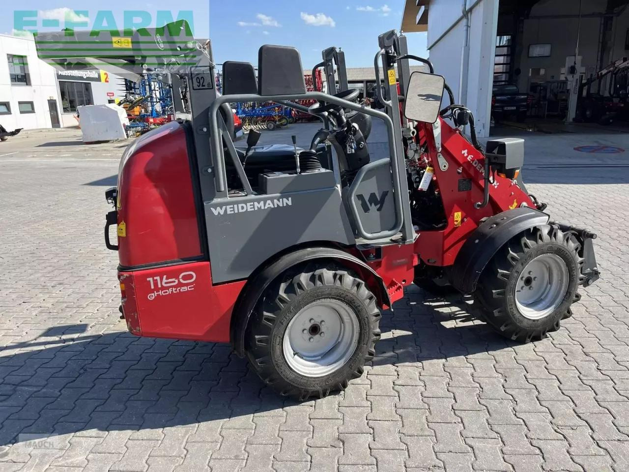 Wheel loader Weidemann 1160e mit 1400h, hohe hubhöhe