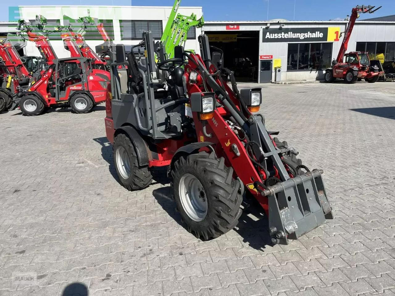 Wheel loader Weidemann 1160e mit 1400h, hohe hubhöhe