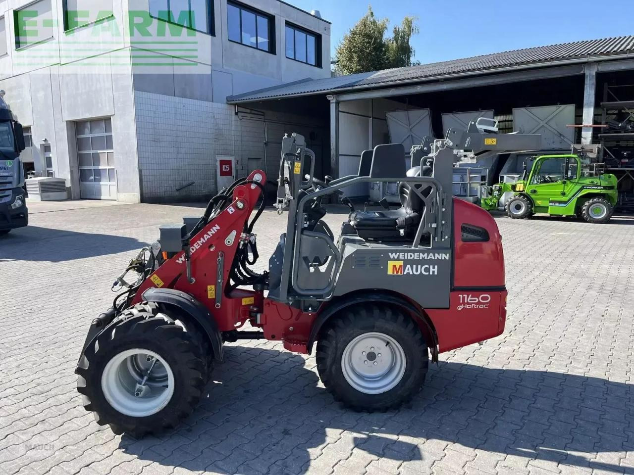 Wheel loader Weidemann 1160e mit 350h, klappdach, straßenzulassung