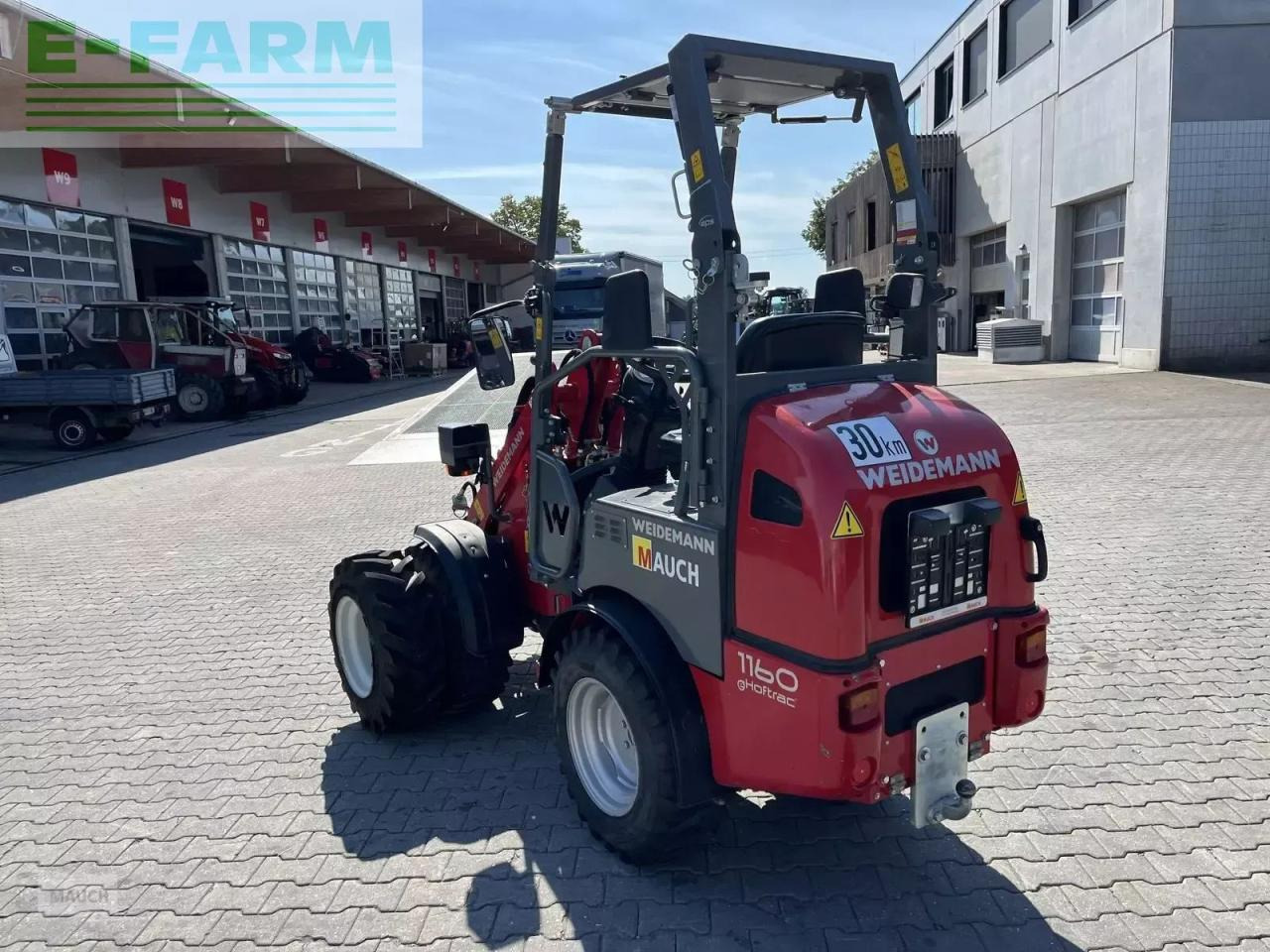 Wheel loader Weidemann 1160e mit 350h, klappdach, straßenzulassung