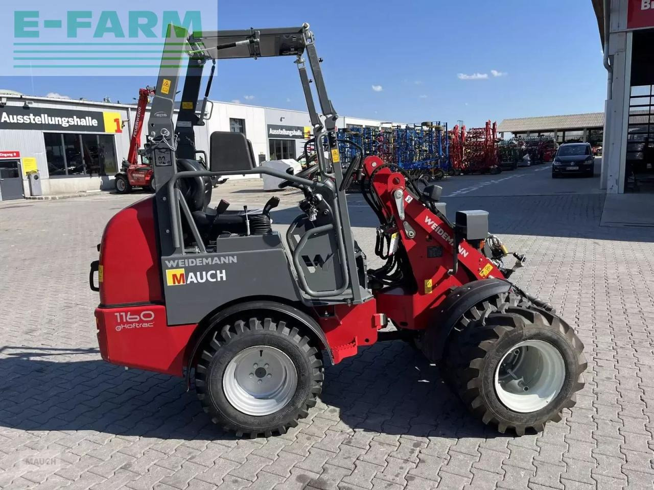 Wheel loader Weidemann 1160e mit 350h, klappdach, straßenzulassung