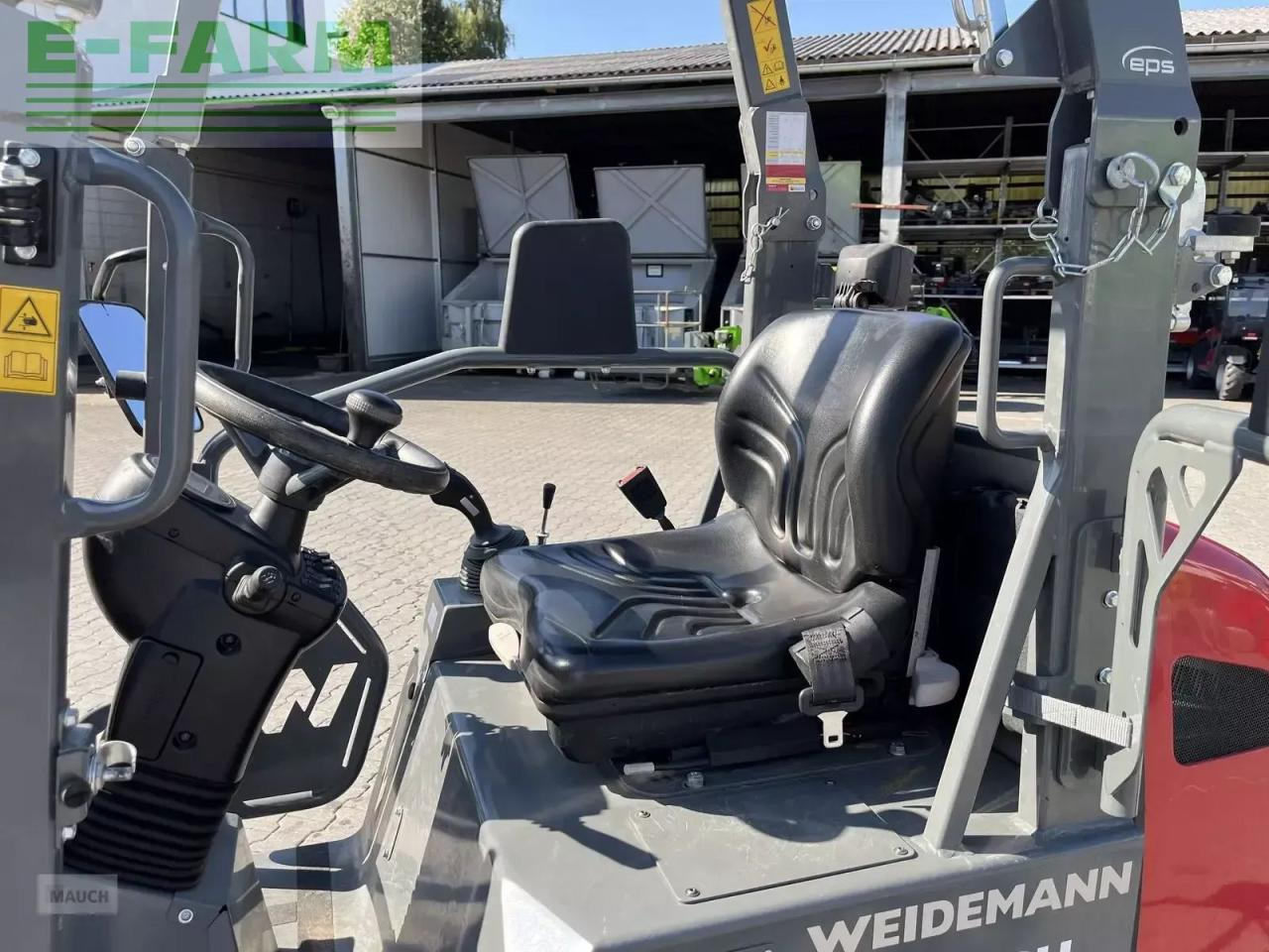 Wheel loader Weidemann 1160e mit 350h, klappdach, straßenzulassung