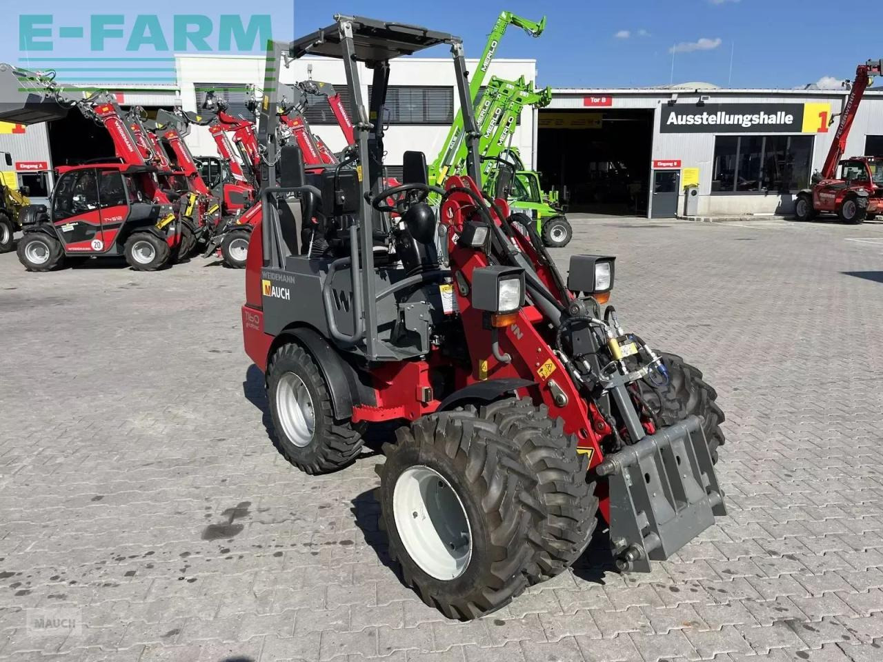 Wheel loader Weidemann 1160e mit 350h, klappdach, straßenzulassung