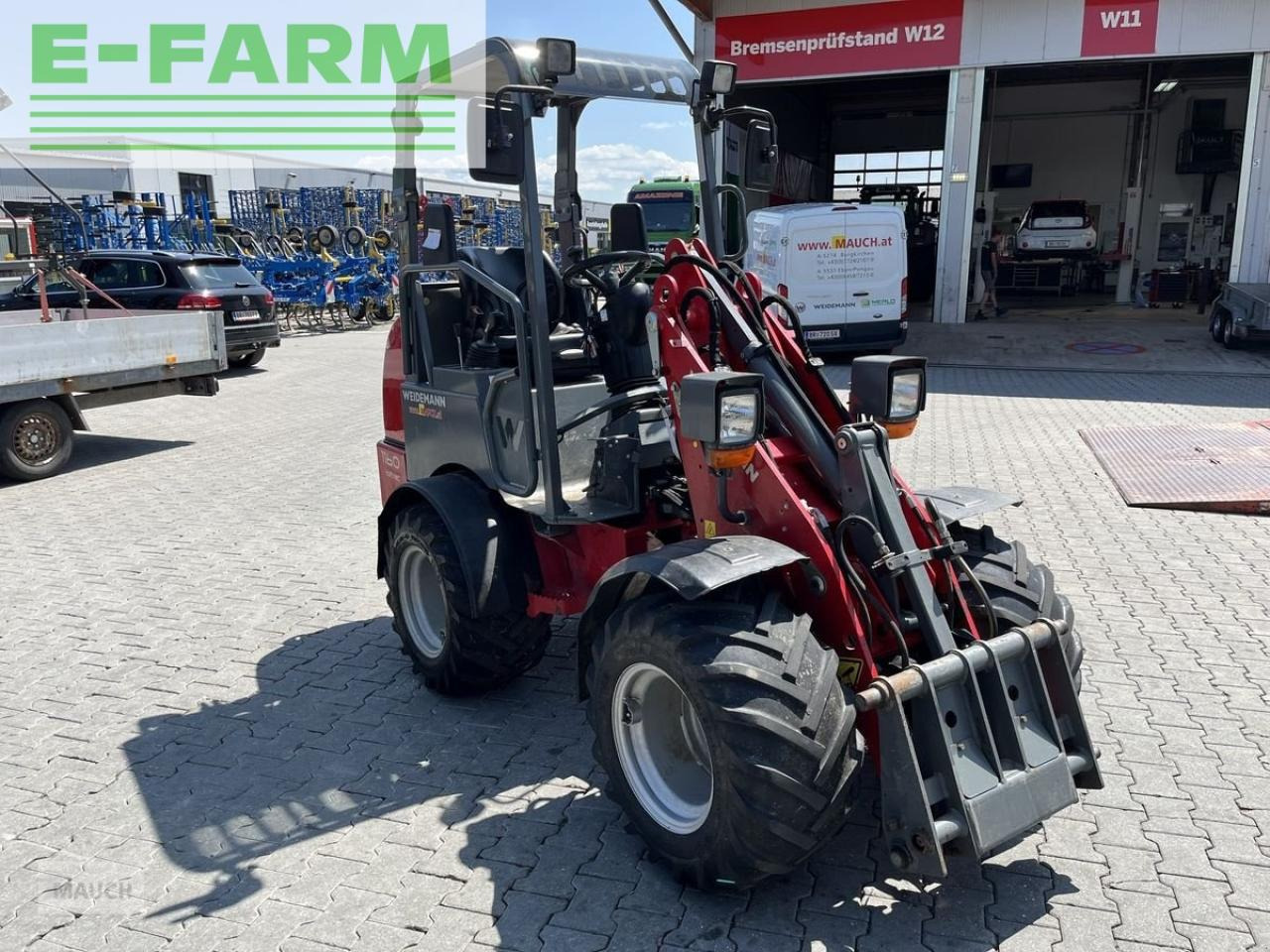 Wheel loader Weidemann 1160e mit typisierung, 310ah