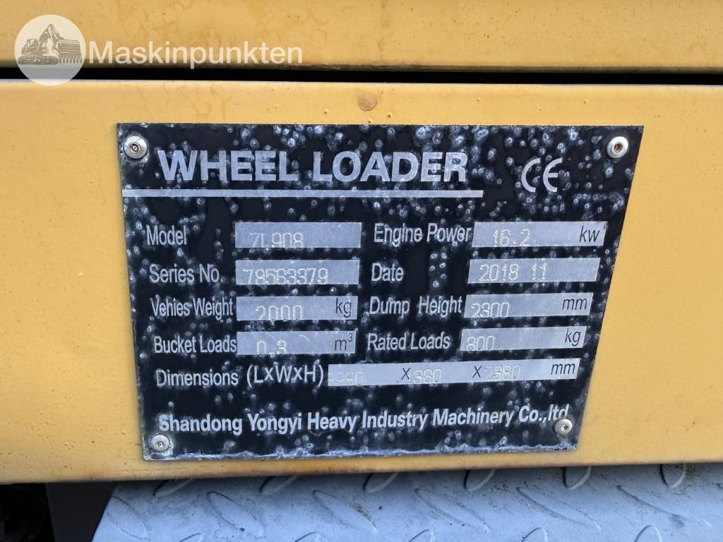 Wheel loader Yonqui Hjullastare