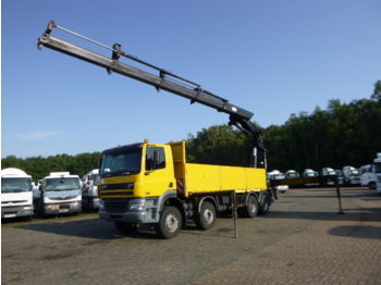 شاحنات مفتوحة DAF CF 85.480 8x4 + Hiab 700 EP-4 Hipro