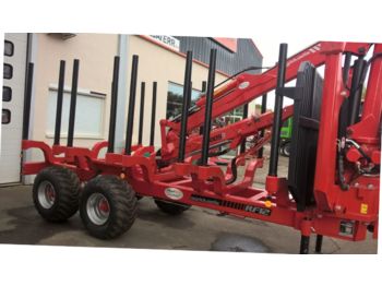 New Forestry trailer, Trailer Agriduarte RF12 + G6000: picture 1