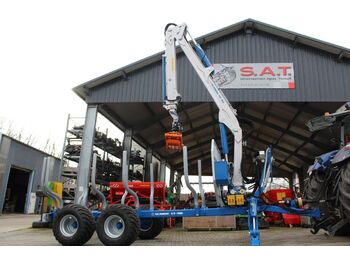 Scandic ST10D-SC83-Funk-Radantrieb Black Bruin  - forestry trailer