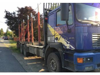 Forestry trailer for transportation of timber MAN 26.414: picture 1