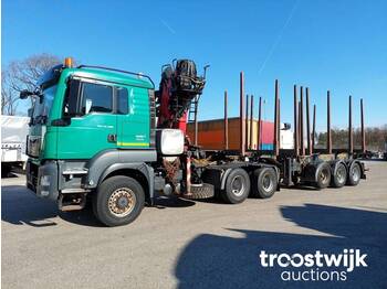 Forestry trailer, Truck MAN TGS 33.480 6X6: picture 1