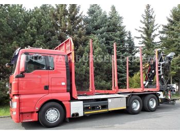 Forestry trailer, Truck MAN TGX 33.680 + 6x4 + EURO 5 + KRAN Josered +++: picture 1