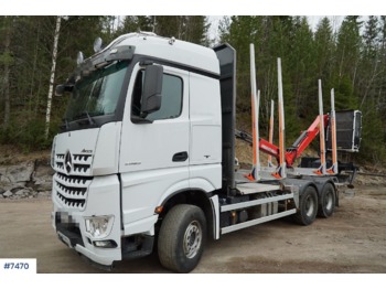 Forestry trailer, Truck Mercedes Arocs: picture 1