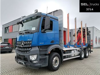 Forestry trailer, Truck Mercedes-Benz Arocs 2648 / 6x4 / Palfinger / Retarder: picture 1